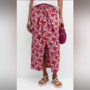 Xirena‎ Ines Abstract-Print Faux-Wrap Maxi Skirt